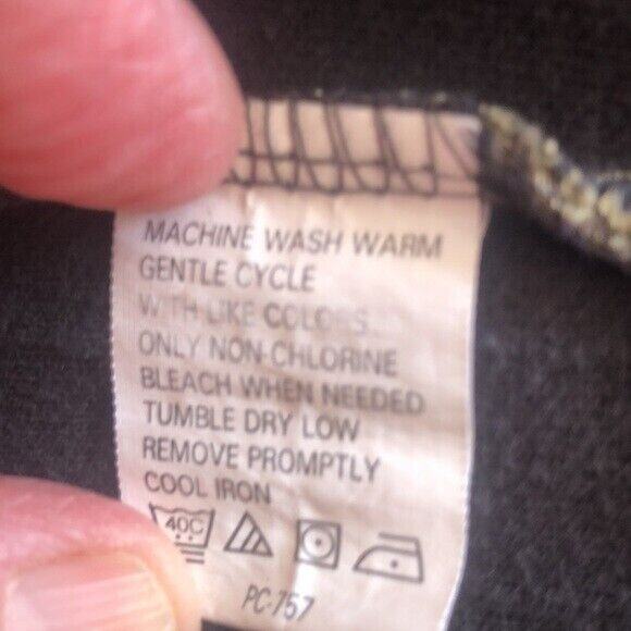 Van Heusen Sweater Adult XL Olive green Black Striped Long Sleeve V-Neck Mens - Picture 4 of 6